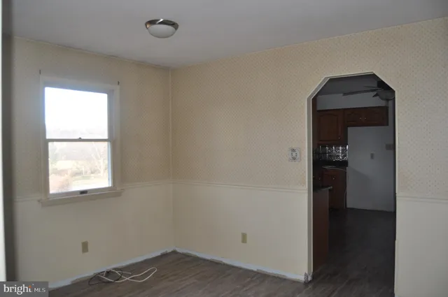 wooden floor in an empty room