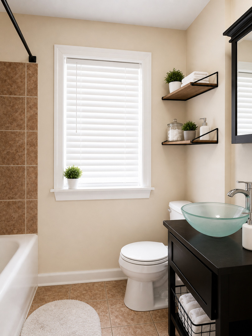 720 Adams Street Elgin, IL 60123 - Photo 8 of 16 a bathroom with a sink and a toilet