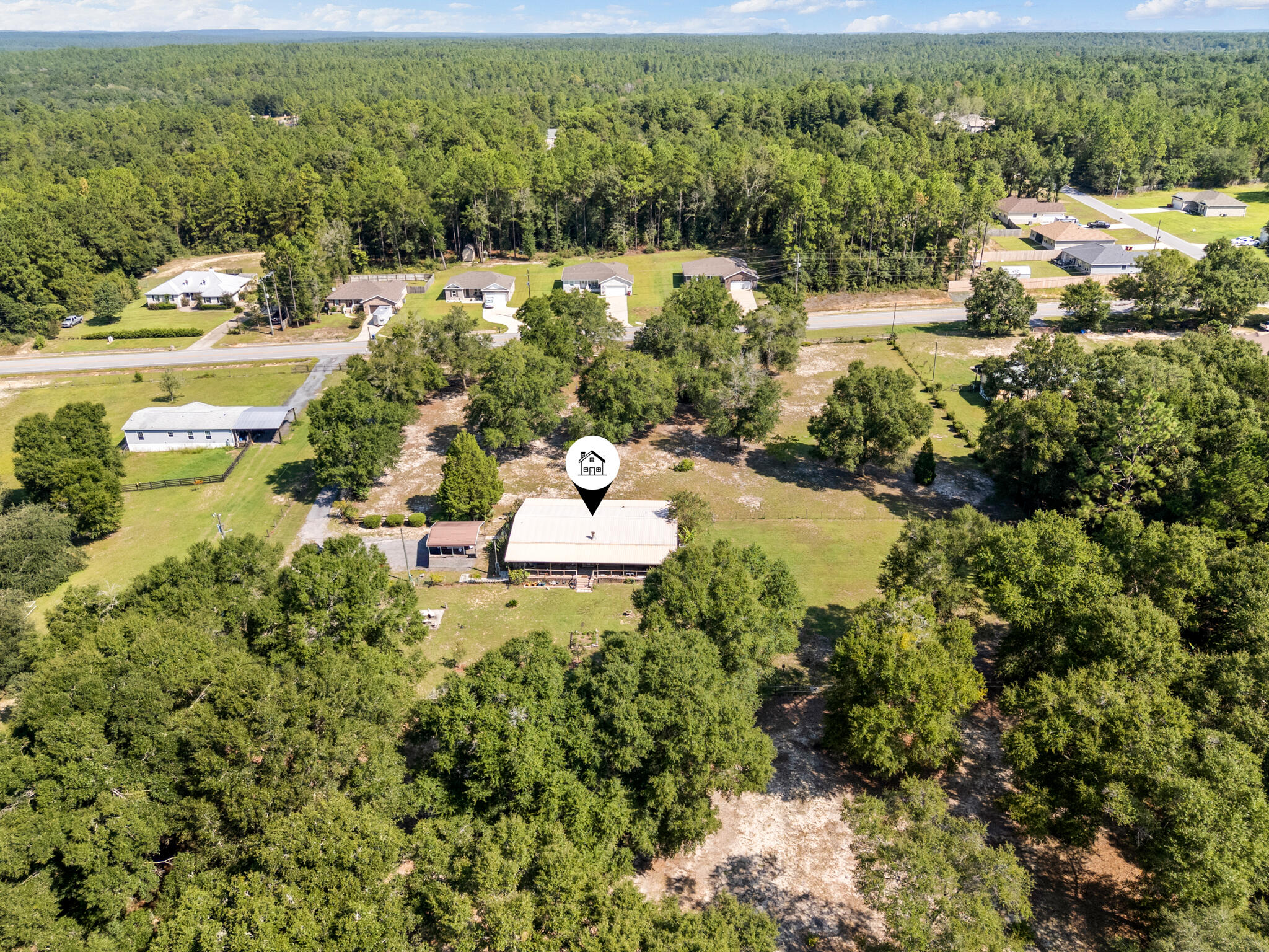 3930 Poverty Creek Road Crestview, FL 32539 - Photo 49 of 51 DJI_20260914103003_0106_D_MLS_