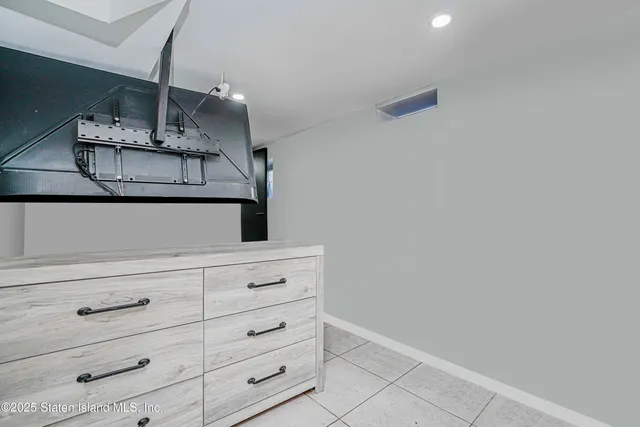 a room with storage and utility