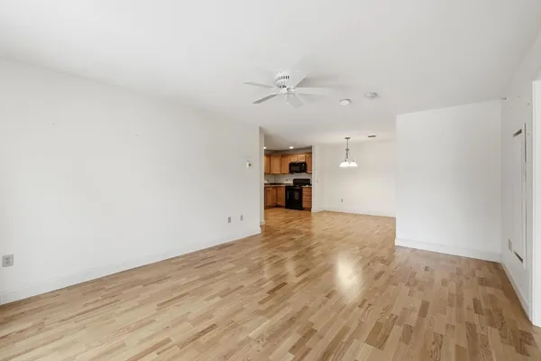 wooden floor in an empty room
