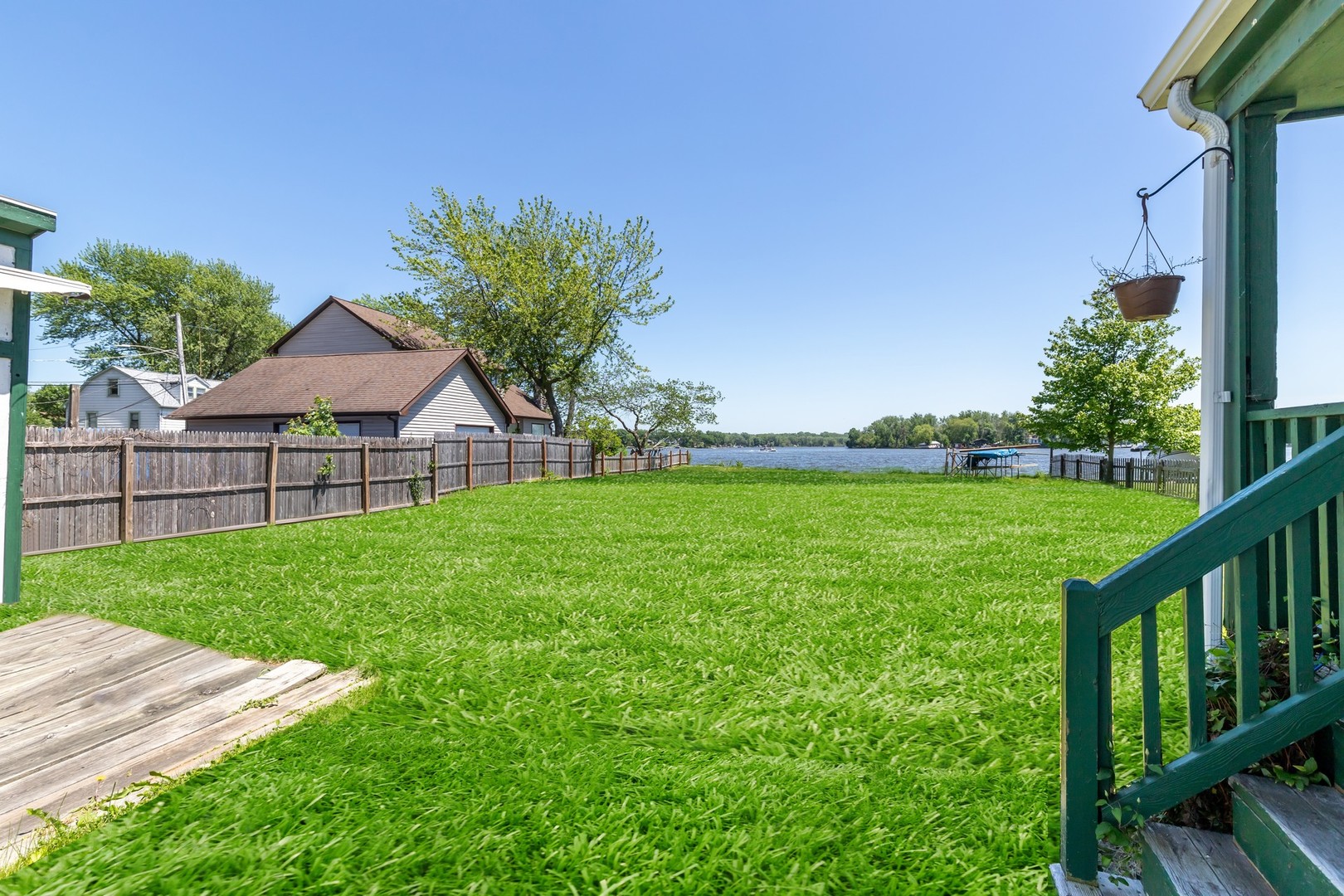 168 Eagle Point Road Fox Lake, IL 60020 - Photo 16 of 25 a view of backyard with green space