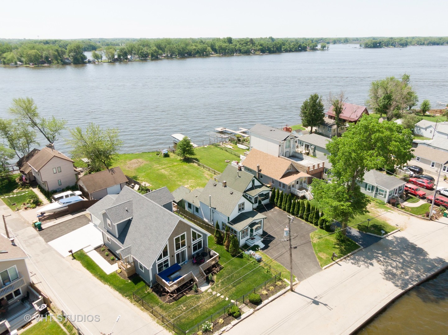 168 Eagle Point Road Fox Lake, IL 60020 - Photo 25 of 25 a view of a house with a lake view