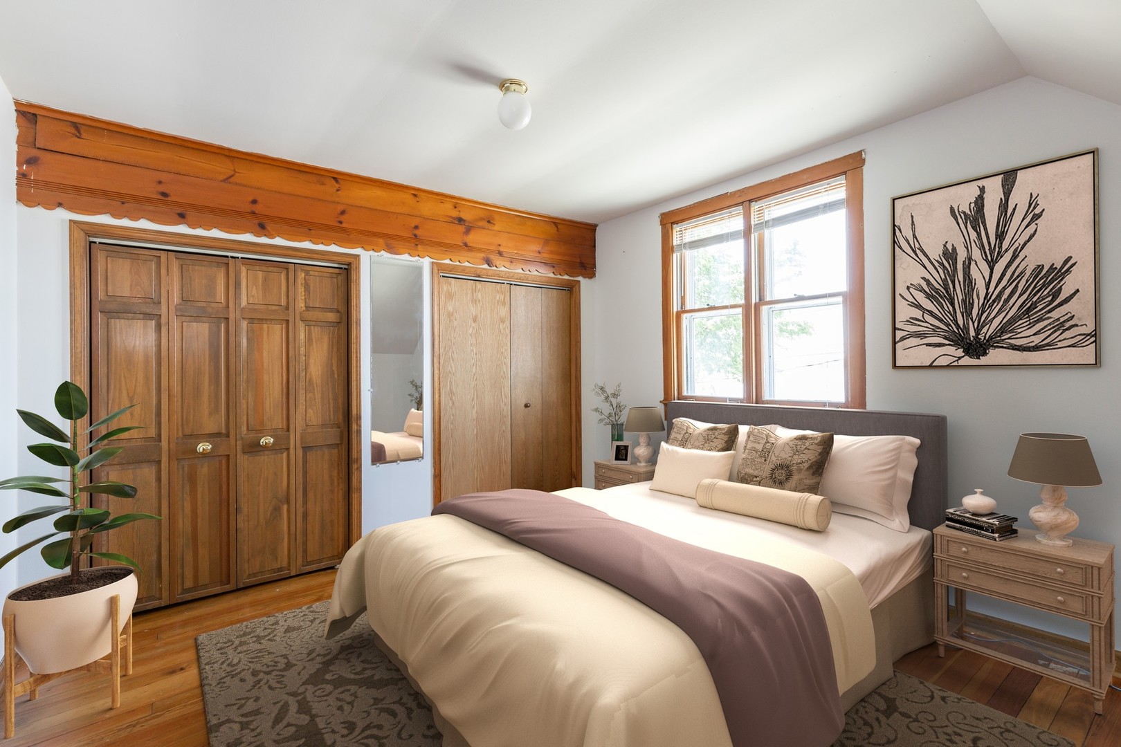 168 Eagle Point Road Fox Lake, IL 60020 - Photo 7 of 25 a bedroom with a bed and a couch