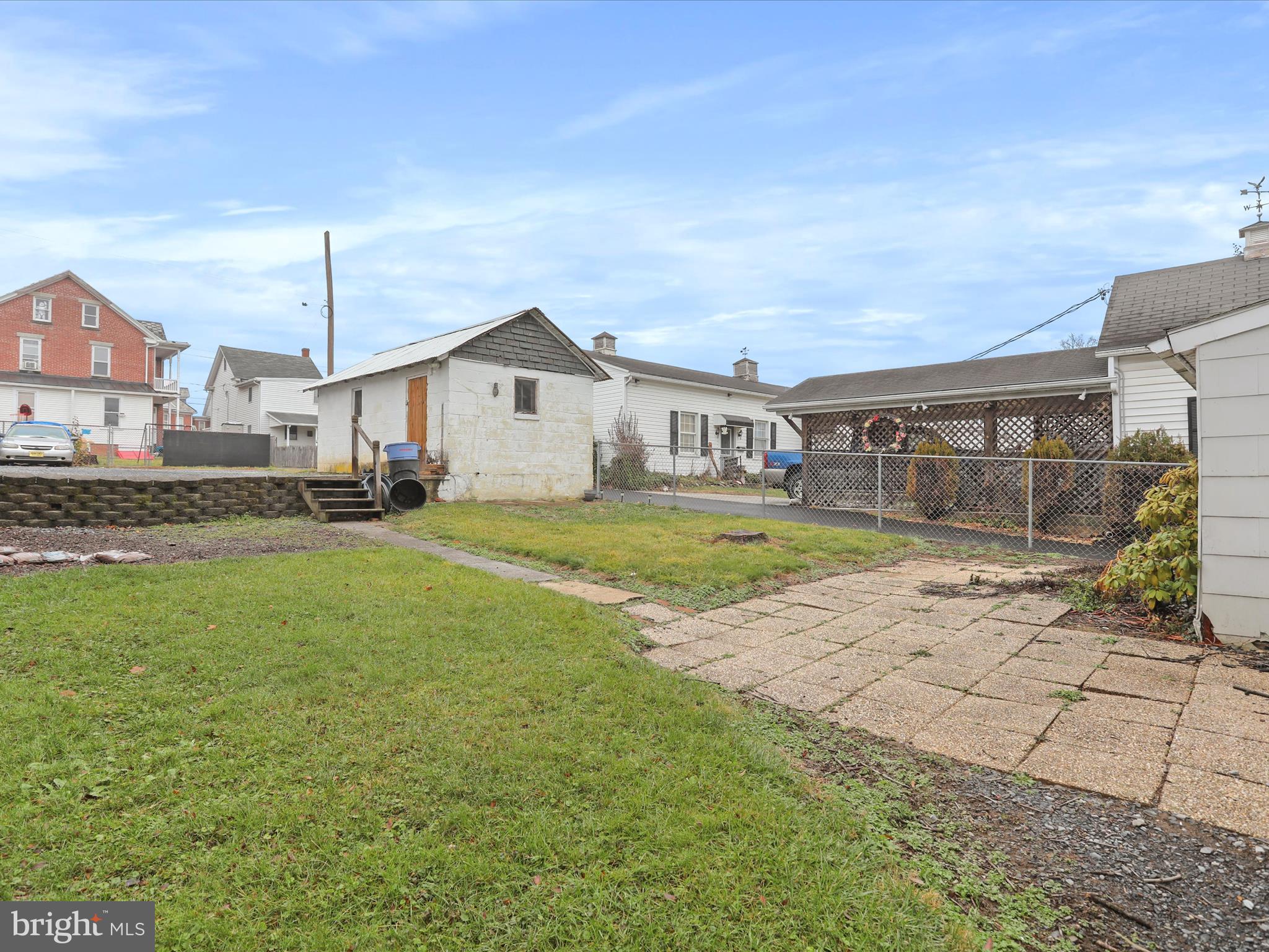 118 Ridge Avenue Waynesboro, PA 17268 - Photo 32 of 36 Fenced Backyard with Patio area