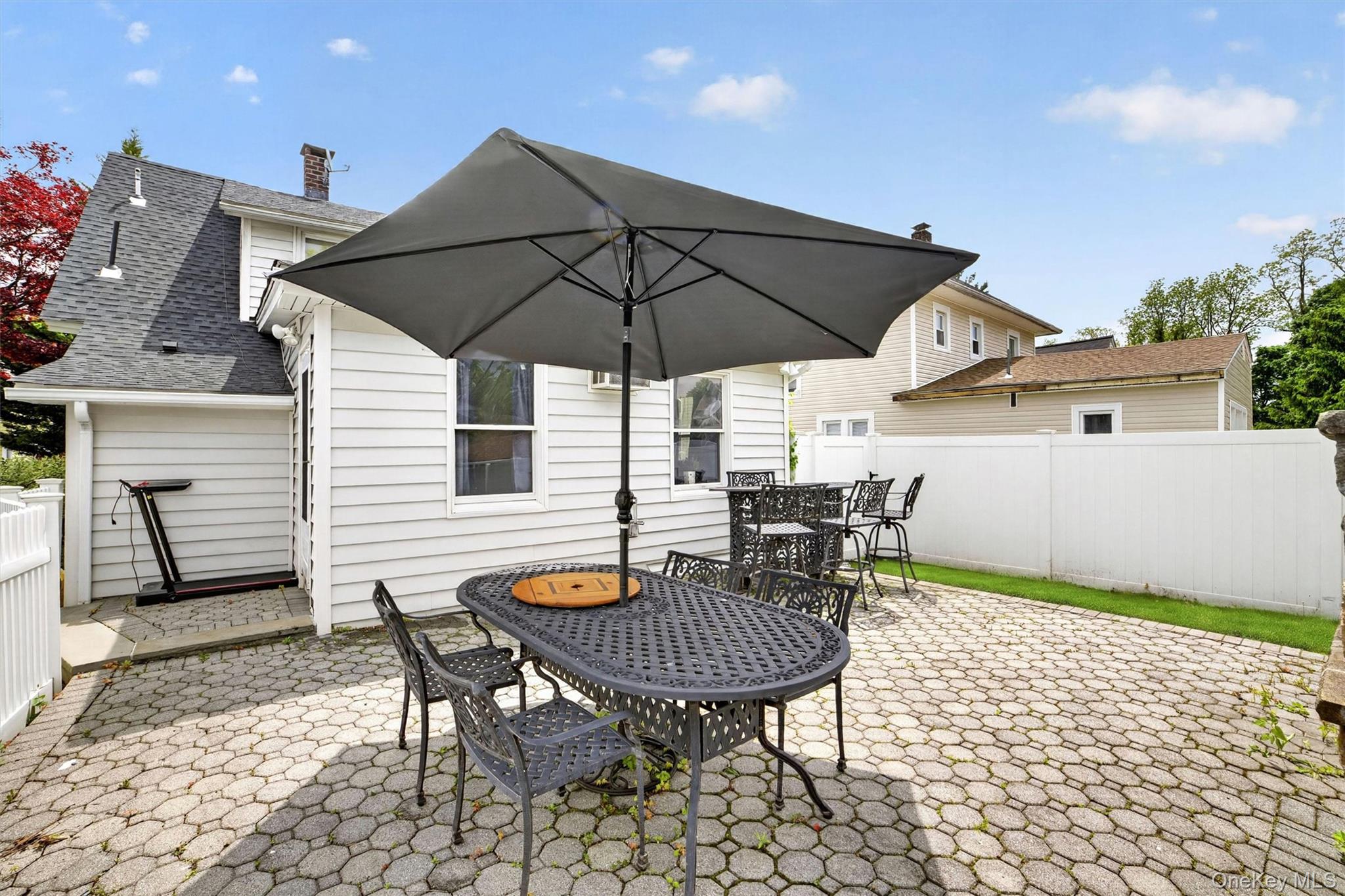 658 Ridge Street Peekskill, NY 10566 - Photo 35 of 44 Expansive paver patio featuring a built-in stone oven and a dedicated pathway