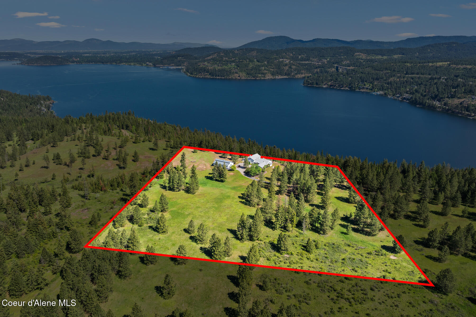 5522 East Aripa Road Harrison, ID 83833 - Photo 28 of 31 Aerial_5522EAripaRd-8_Outlined