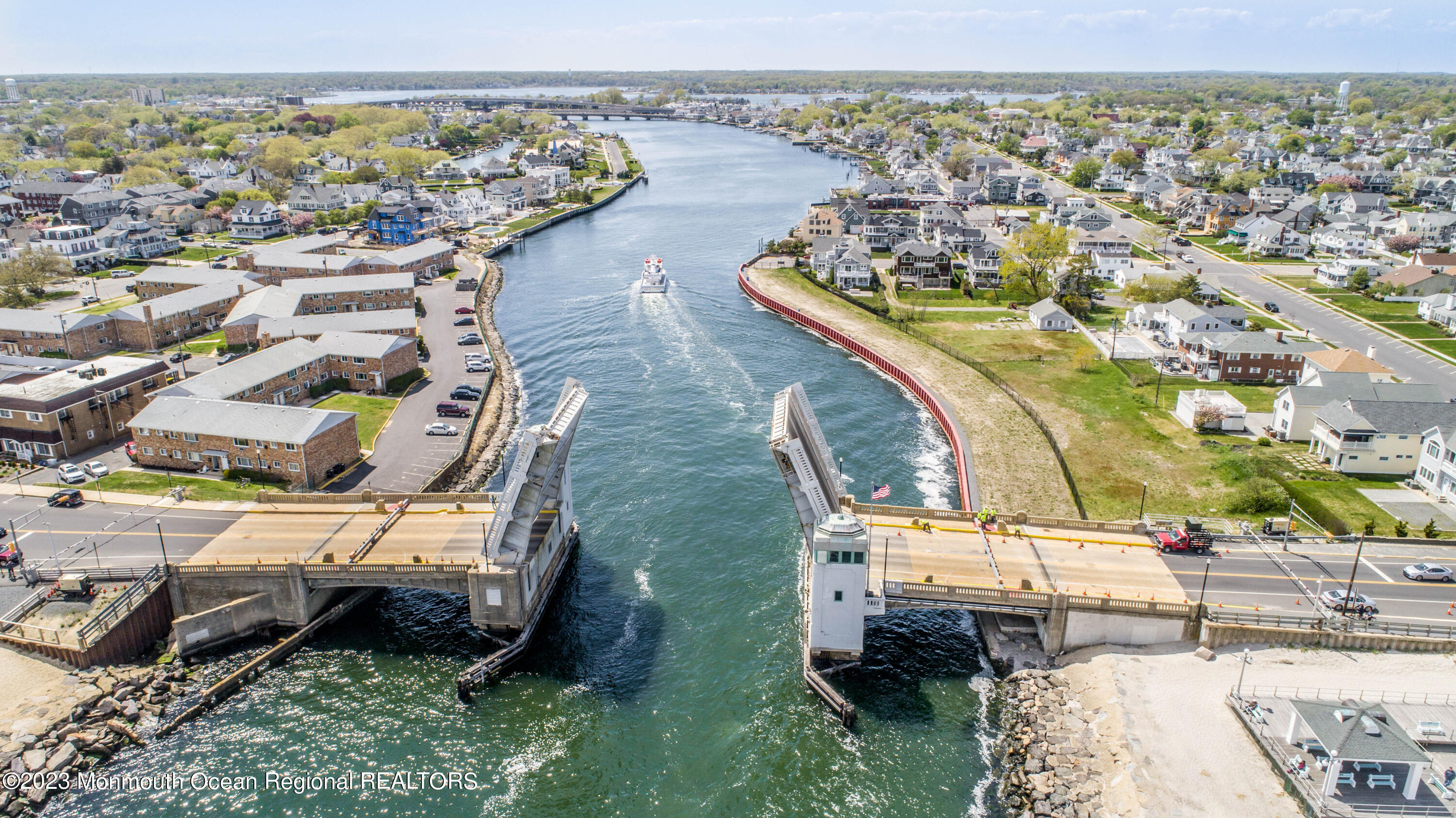 303 B Street Belmar, NJ 07719 - Photo 77 of 78 an aerial view of a house with a ocean view