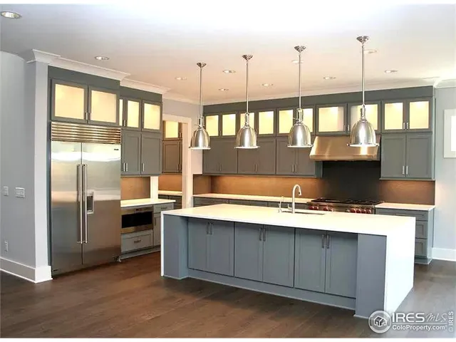 a room with a table and chairs