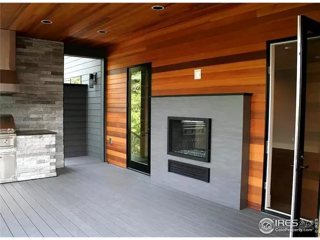 a view of outdoor space and deck