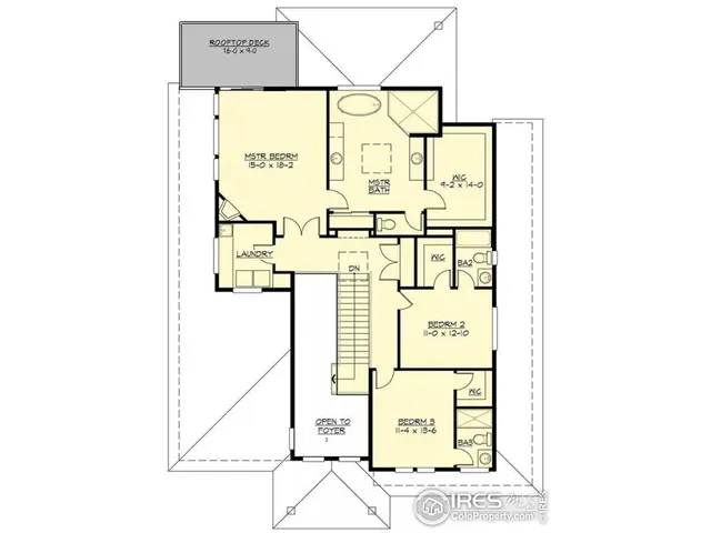 a picture of a bench in front of a building