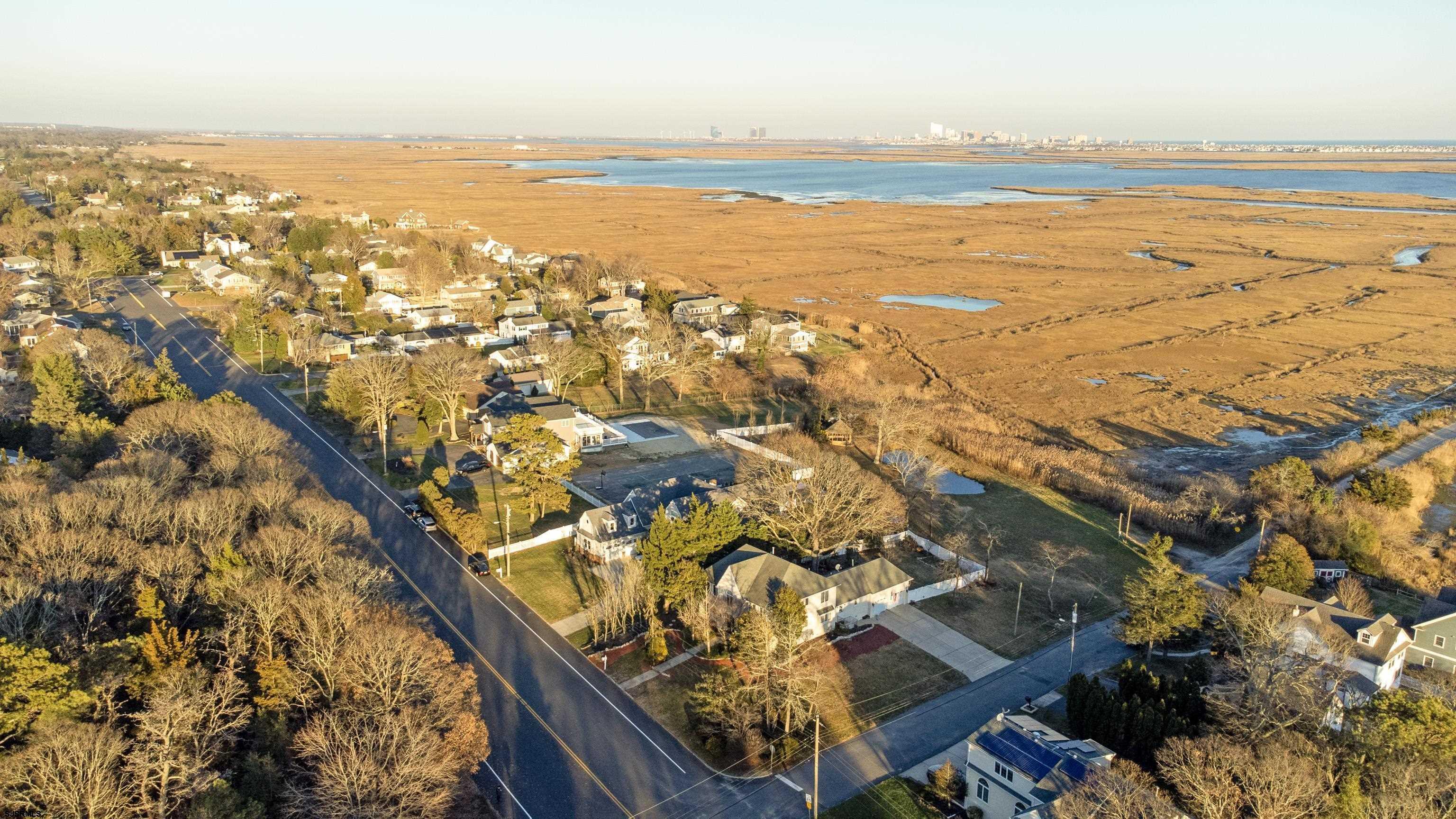 1860 Franklin Boulevard Linwood, NJ 08221 - Photo 38 of 39 an aerial view of ocean and residential houses with outdoor space