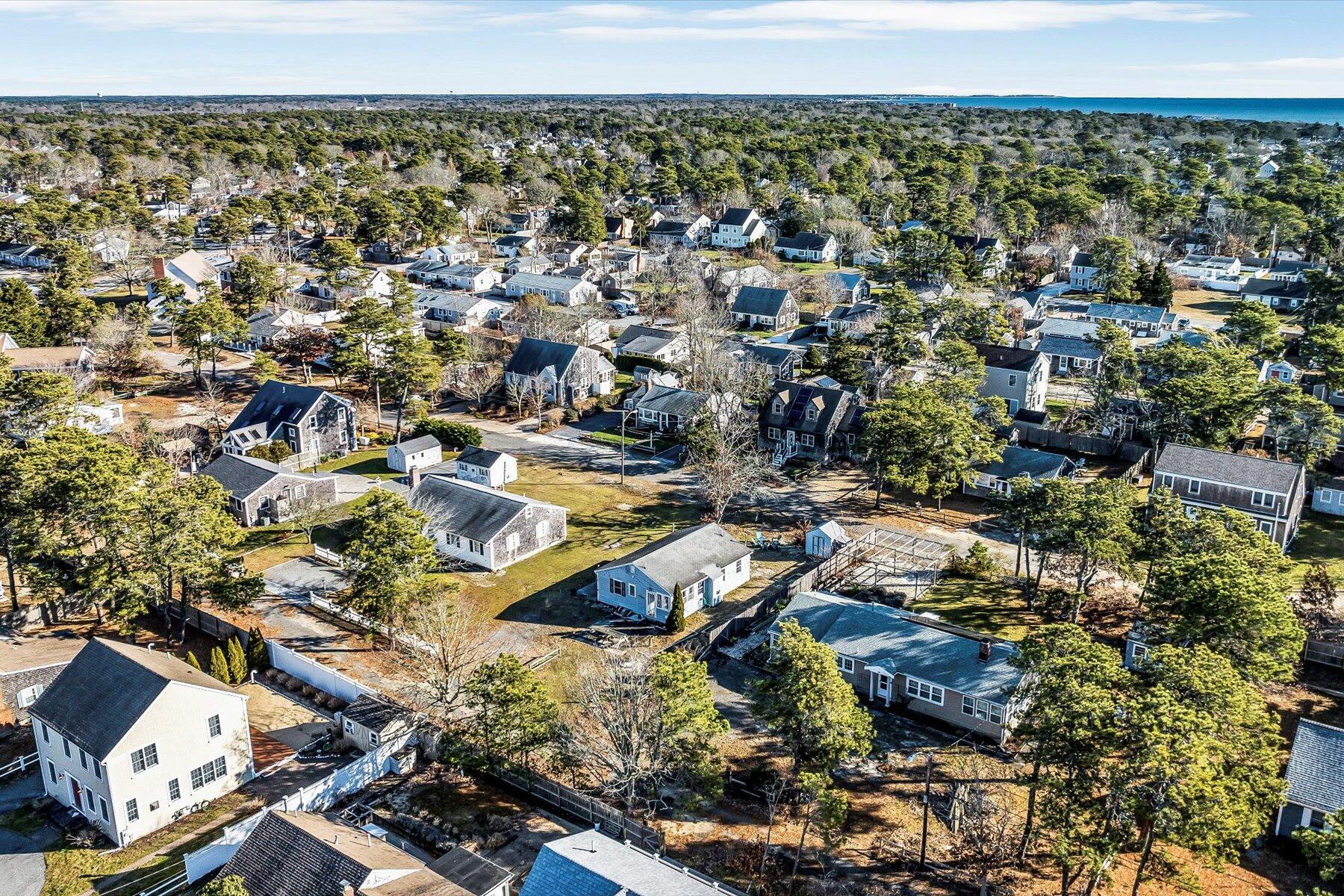 22 Edwards Road Dennis Port, MA 02639 - Photo 14 of 40 an aerial view of a city