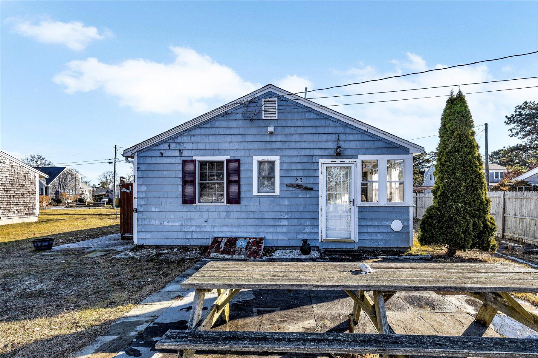 22 Edwards Road Dennis Port, MA 02639 - Photo 2 of 40 a view of house with backyard and swimming pool