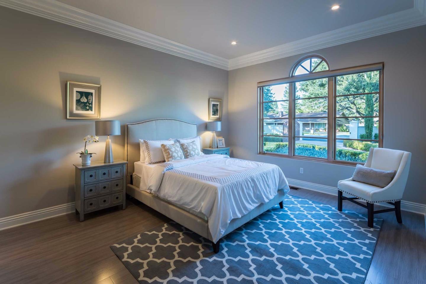 84 Nora Way Atherton, CA 94027 - Photo 18 of 37 a bedroom with a bed and a window