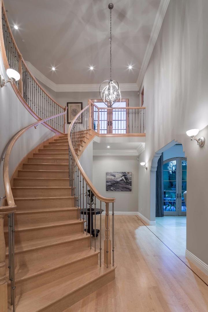 84 Nora Way Atherton, CA 94027 - Photo 6 of 37 a view of entryway and hall with wooden floor