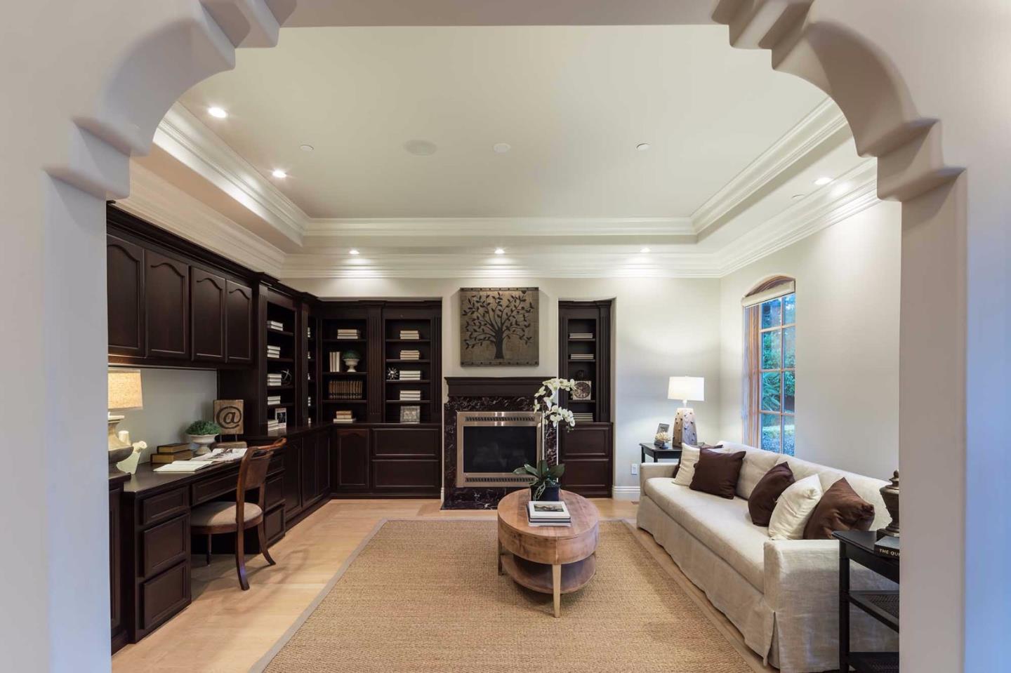 84 Nora Way Atherton, CA 94027 - Photo 10 of 37 a living room with furniture and a window