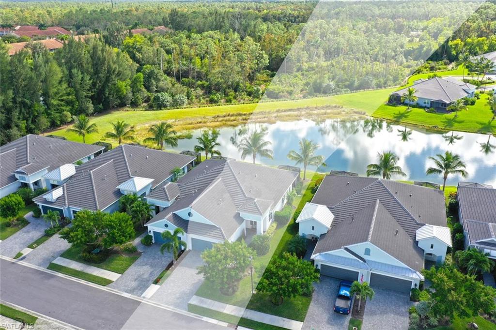 2247 Marquesa Circle Naples, FL 34112 - Photo 2 of 27 an aerial view of a house with a swimming pool