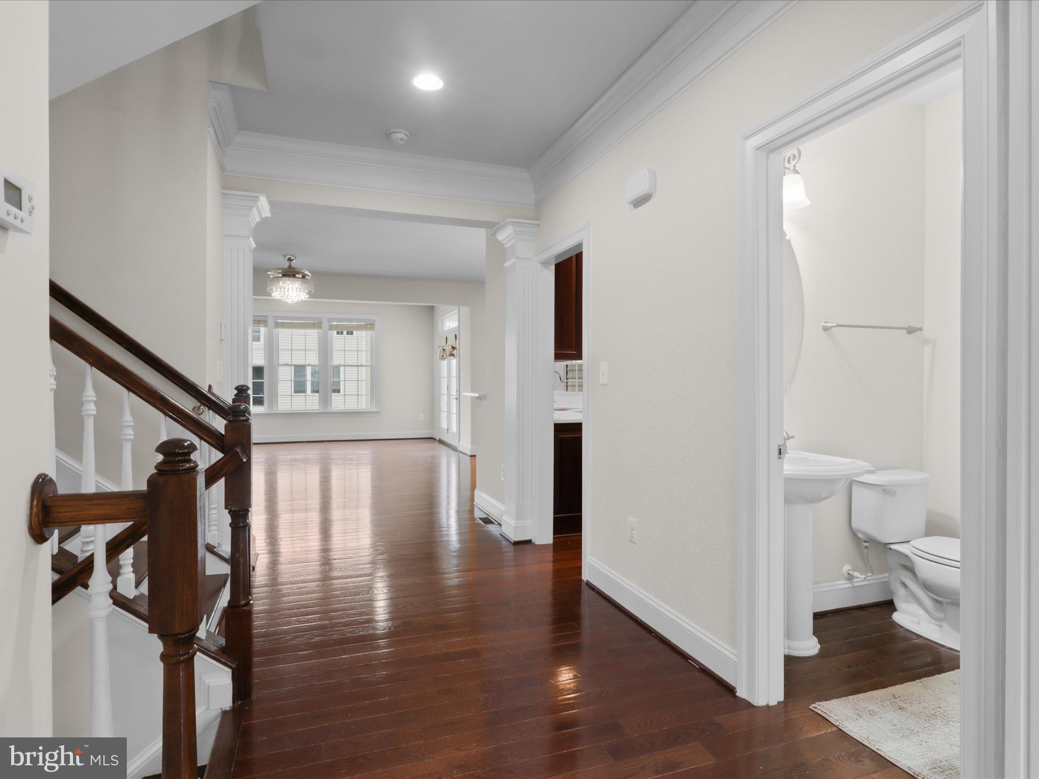 25138 Earlsdon Terrace Chantilly, VA 20152 - Photo 16 of 54 a view of entryway with wooden floor