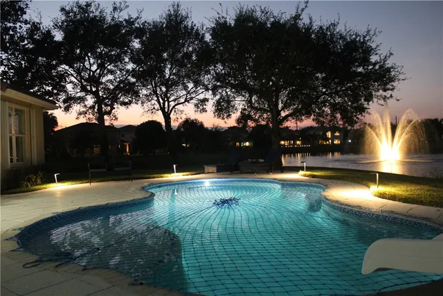a view of park with trees