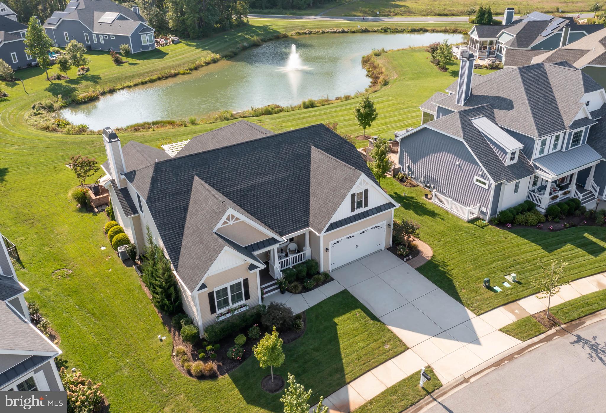 37058 Sheepscot Road Lewes, DE 19958 - Photo 1 of 51 Aerial of House w/ Pond View