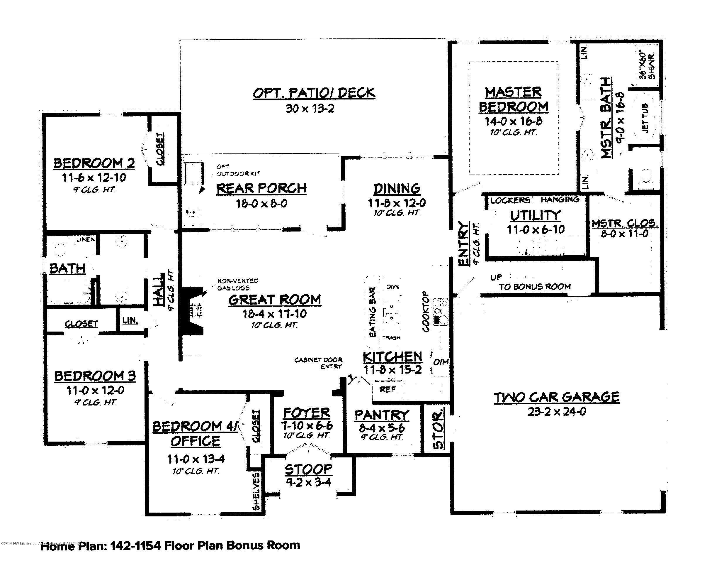 13239 Cathy Road Byhalia, MS 38611 - Photo 26 of 26 Floor Plan