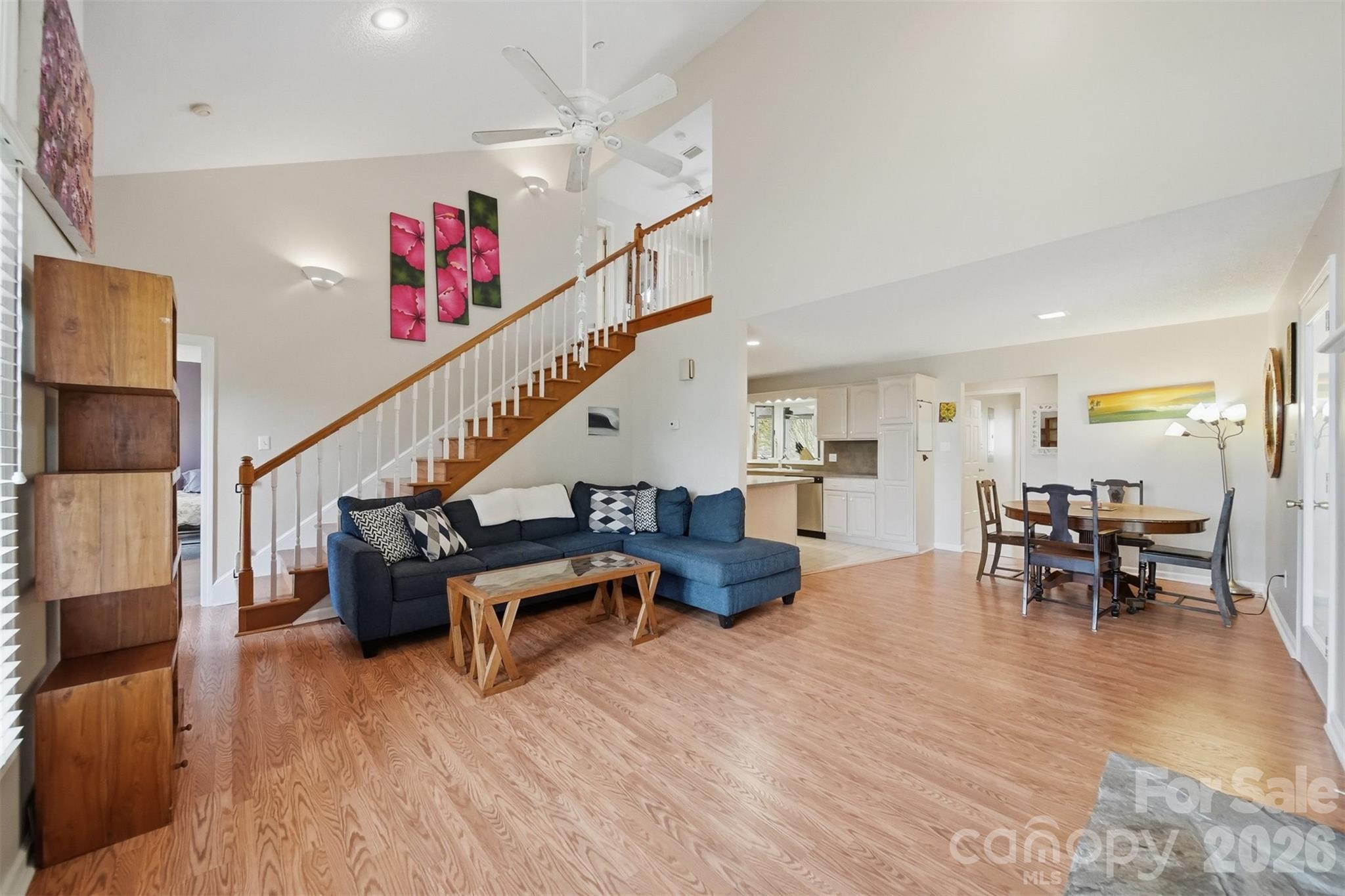 192 Reese Loop Taylorsville, NC 28681 - Photo 6 of 41 a living room with furniture and a wooden floor