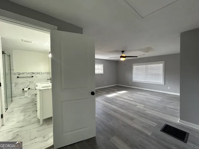 wooden floor in an empty room