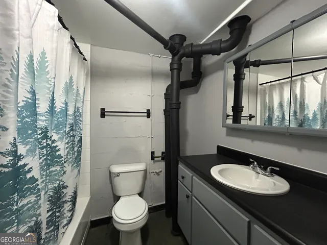 a very nice looking room with a large window