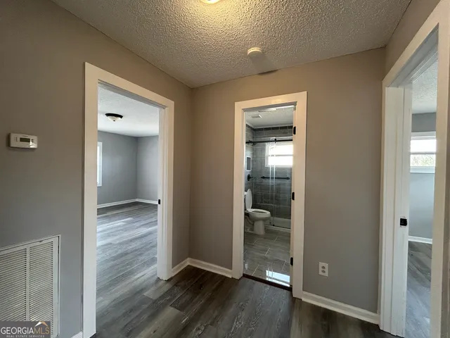wooden floor in an empty room