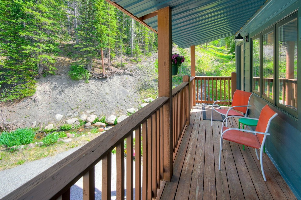 73 Illinois Gulch Road, Unit 8 Breckenridge, CO 80424 - Photo 23 of 24 a view of balcony with furniture