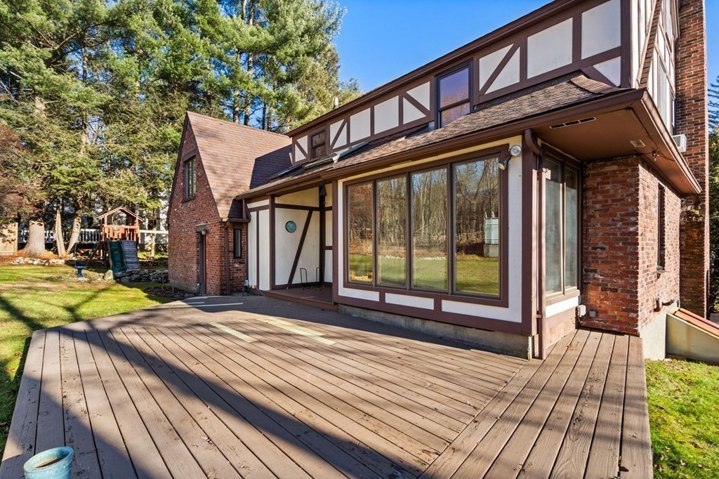 3 Old English Road Worcester, MA 01609 - Photo 28 of 36 a view of a house with pool and wooden floor