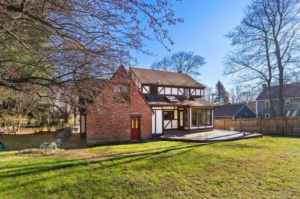 3 Old English Road Worcester, MA 01609 - Photo 30 of 36 a front view of a house with a yard table and chairs