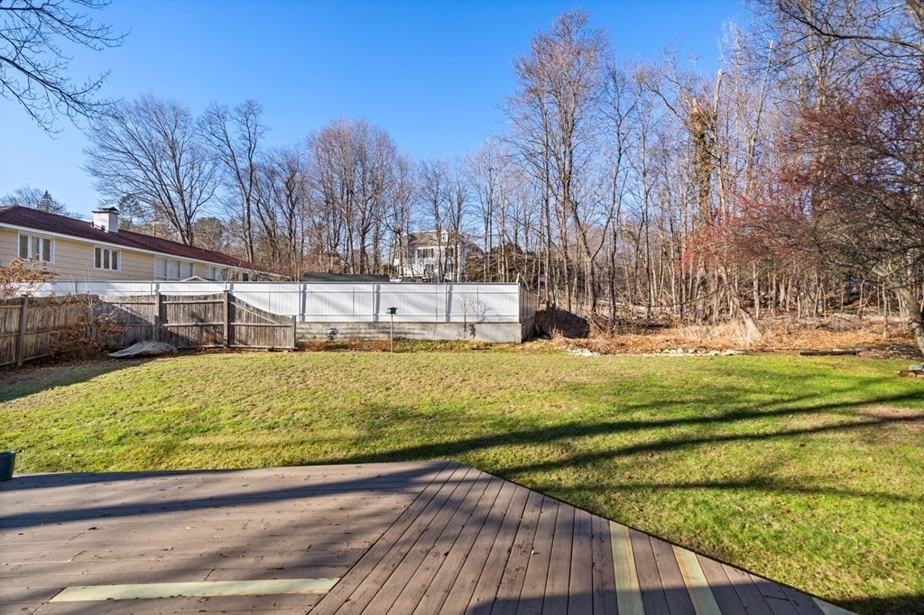 3 Old English Road Worcester, MA 01609 - Photo 31 of 36 a view of yard with swimming pool and trees in the background