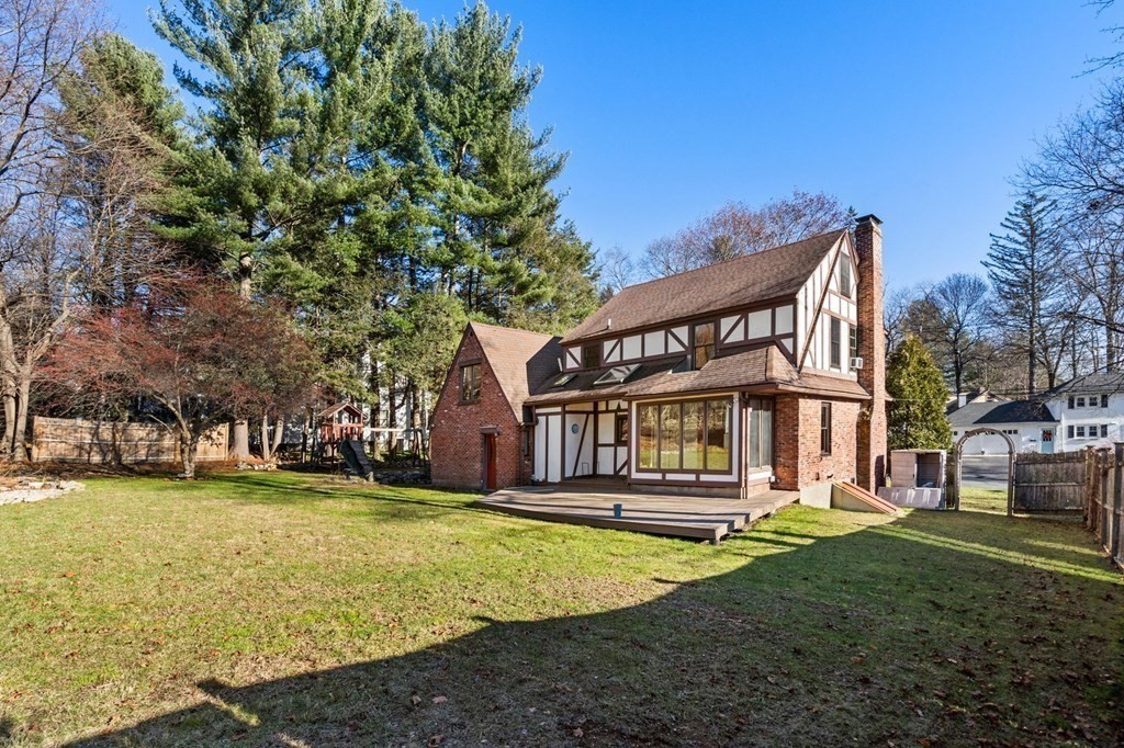 3 Old English Road Worcester, MA 01609 - Photo 33 of 36 a view of a house with swimming pool and deck