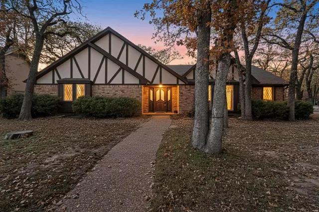 a front view of house with a yard