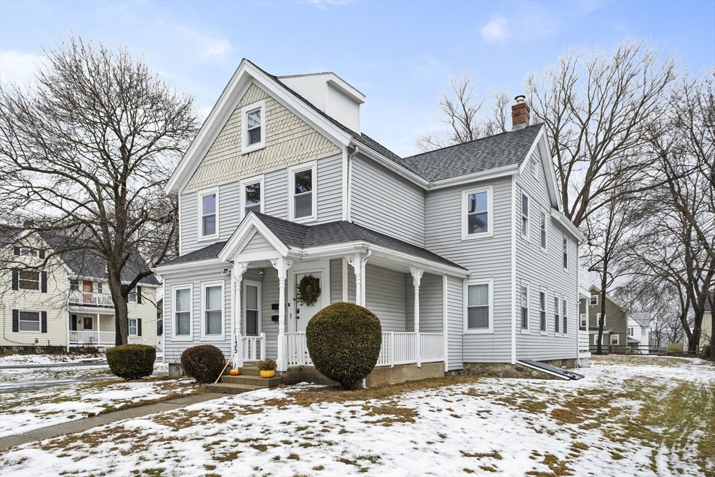 135 Cottage Street, Unit 2 Norwood, MA 02062 - Photo 1 of 30 a front view of a house with a yard
