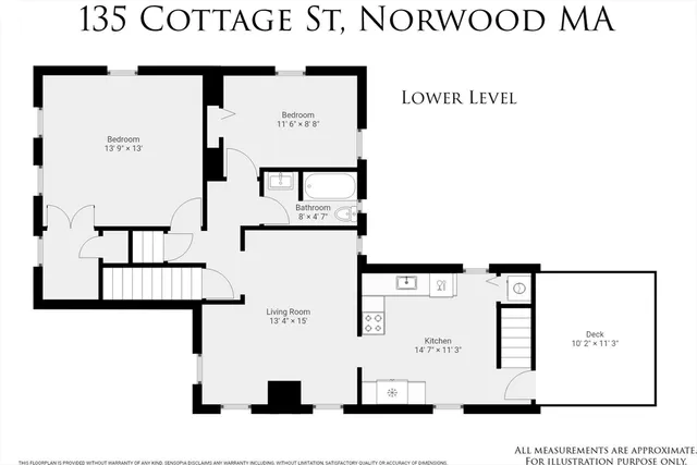 $425,000 | 135 Cottage Street, Unit 2, Norwood, MA 02062