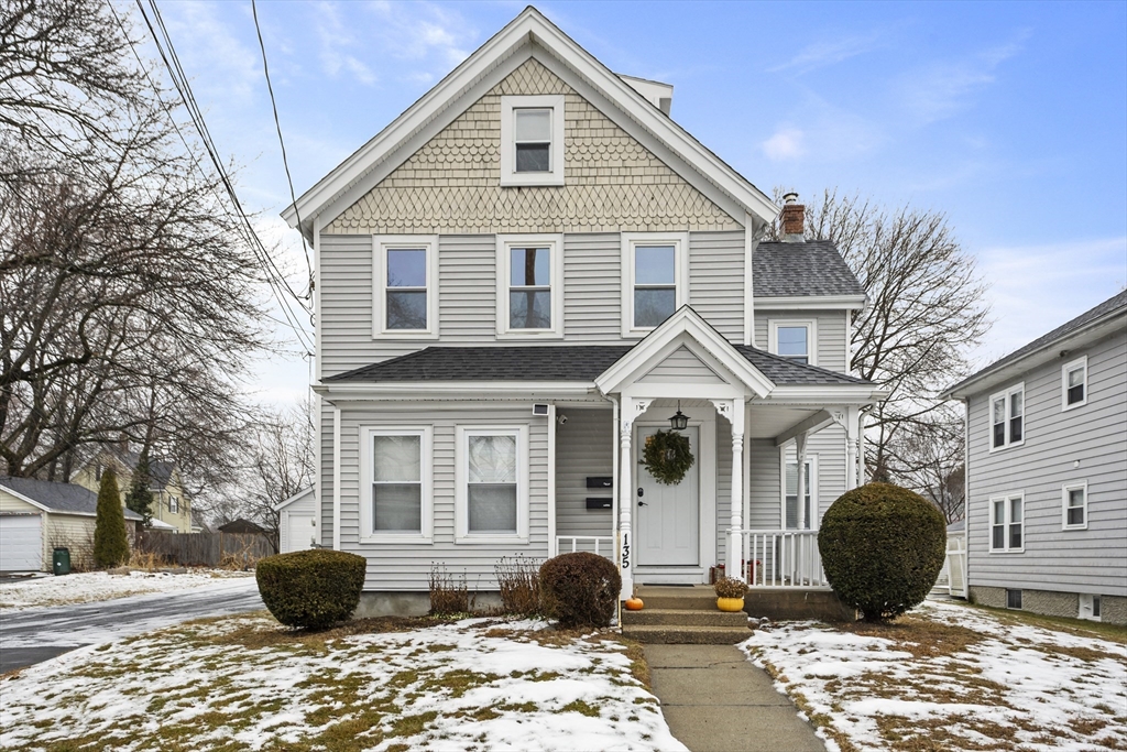 135 Cottage Street, Unit 2 Norwood, MA 02062 - Photo 3 of 30 a front view of a house with a yard