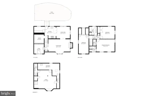 a view of a building with a yard