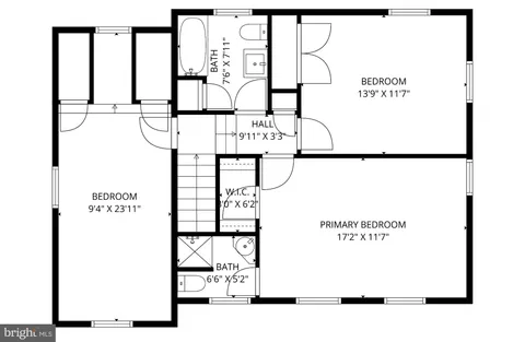 a picture of door with a white wall