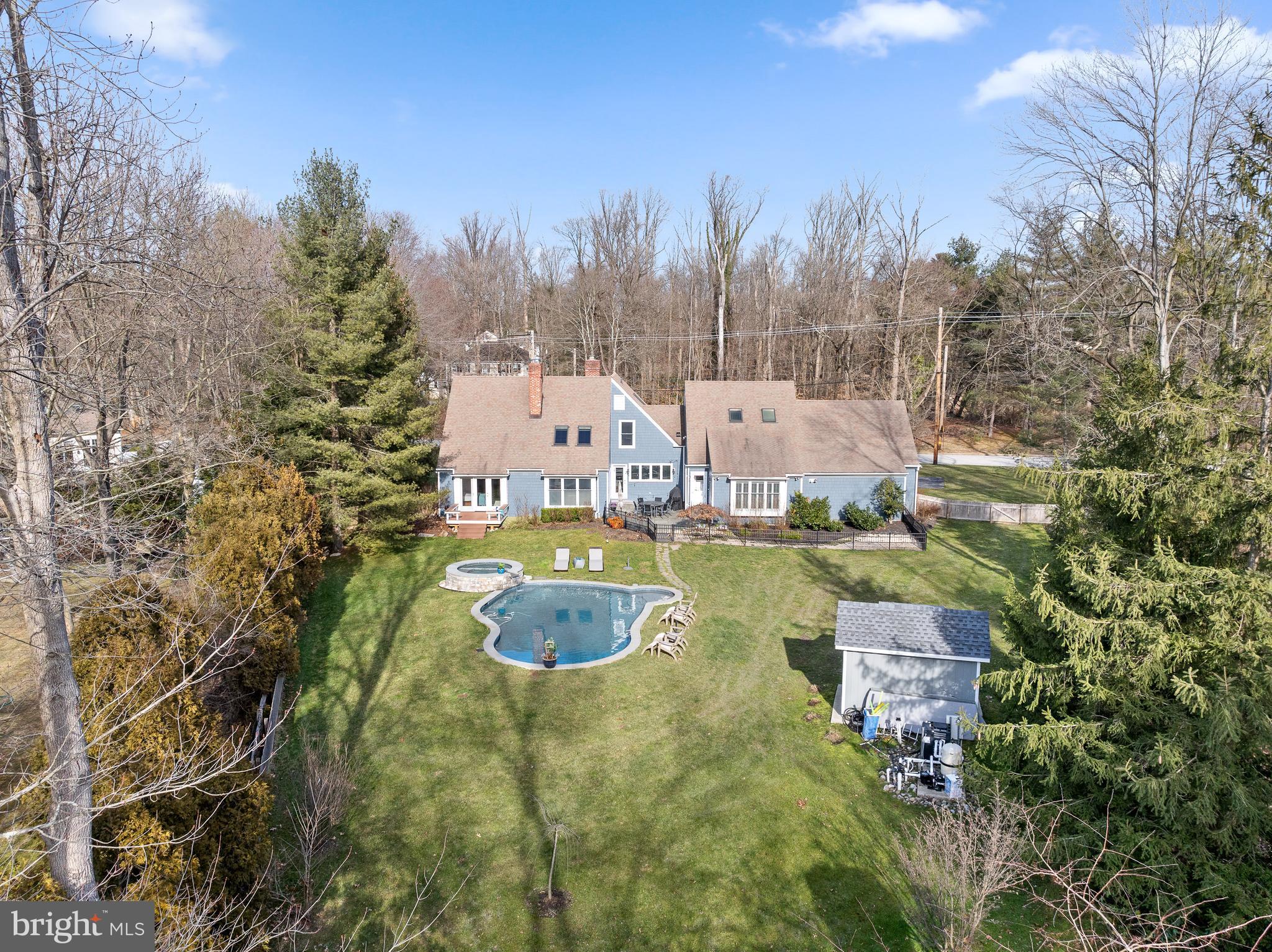 405 Berkley Road Devon, PA 19333 - Photo 44 of 46 Aerial Property View