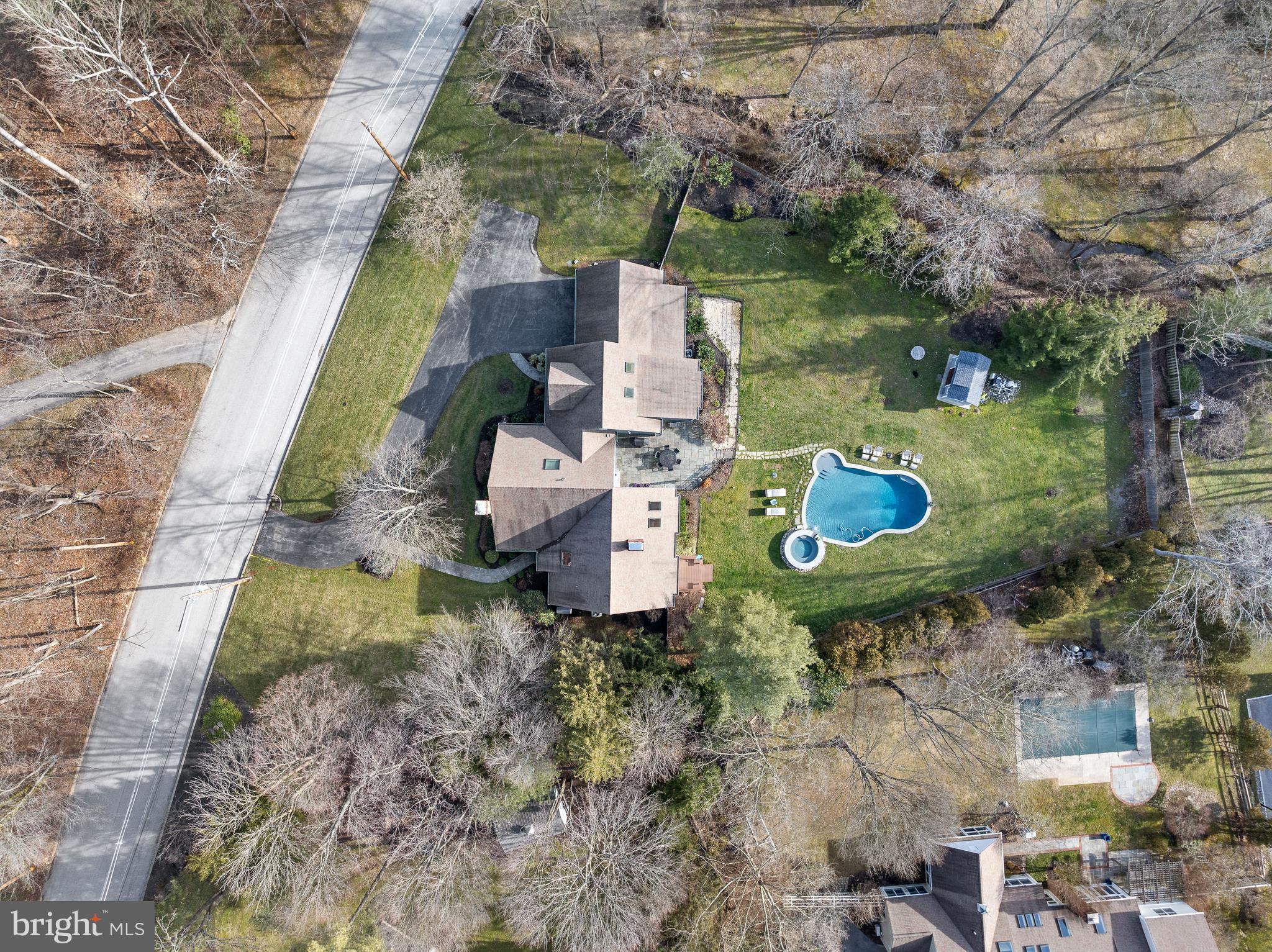 405 Berkley Road Devon, PA 19333 - Photo 45 of 46 Aerial Property View