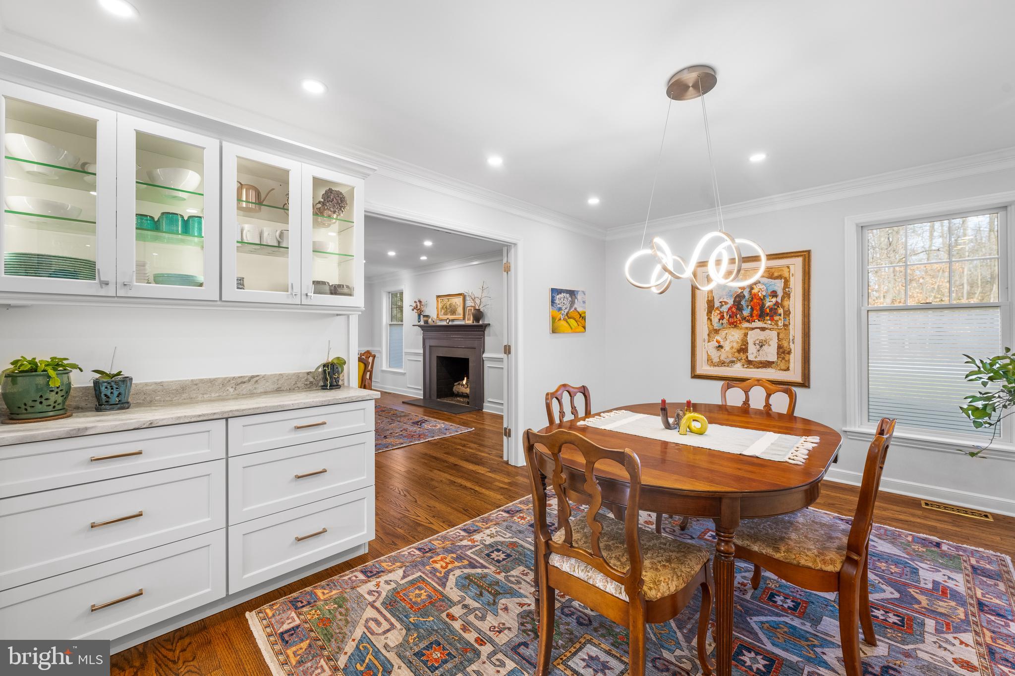 405 Berkley Road Devon, PA 19333 - Photo 8 of 46 Breakfast Room w/ beverage Center