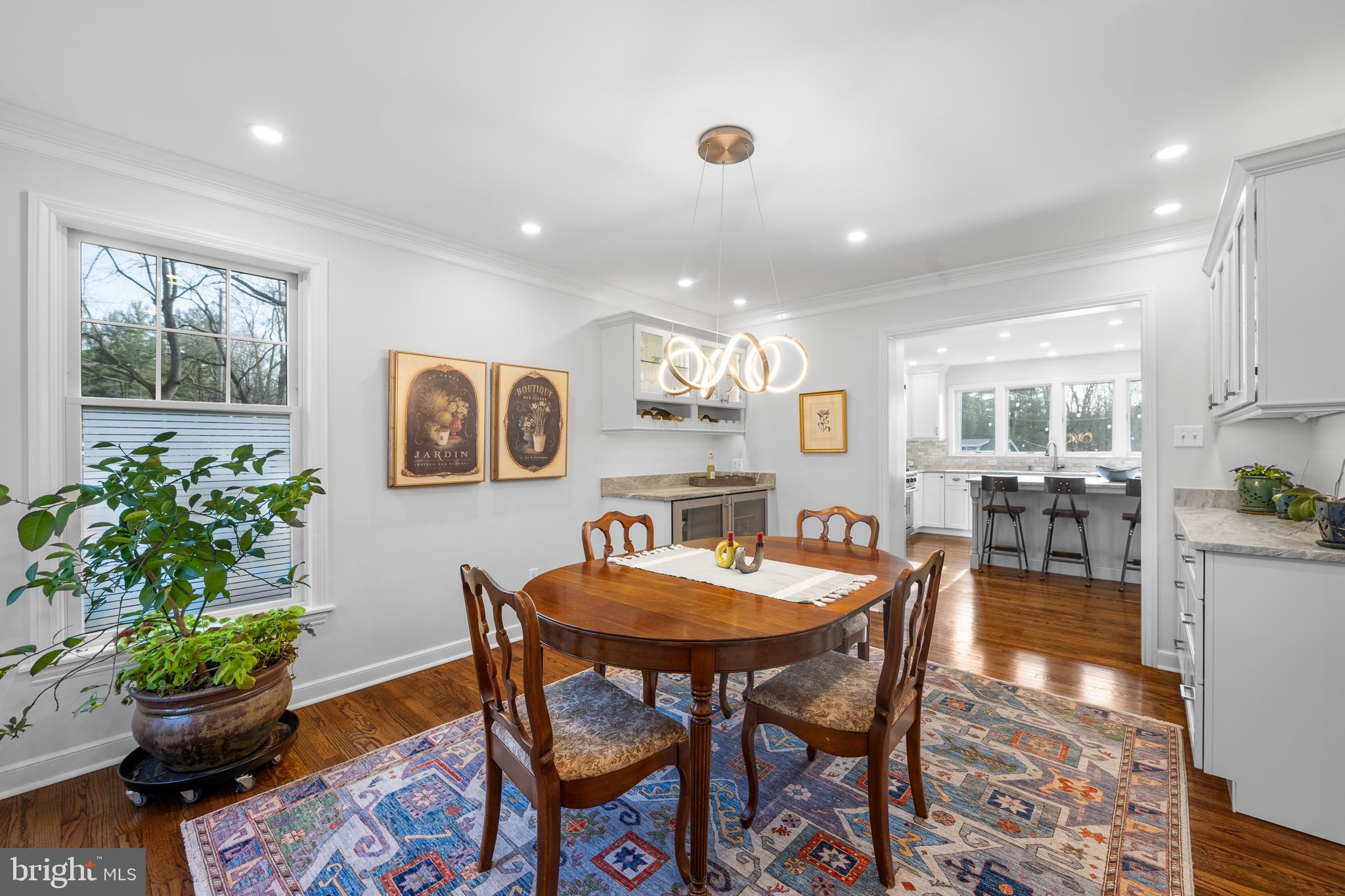 405 Berkley Road Devon, PA 19333 - Photo 9 of 46 Breakfast Room w/ beverage Center