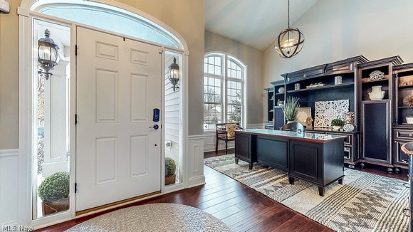 7450 Mystic Ridge Road Chagrin Falls, OH 44023 - Photo 3 of 34 Foyer flanked by open concept office/den and dining room