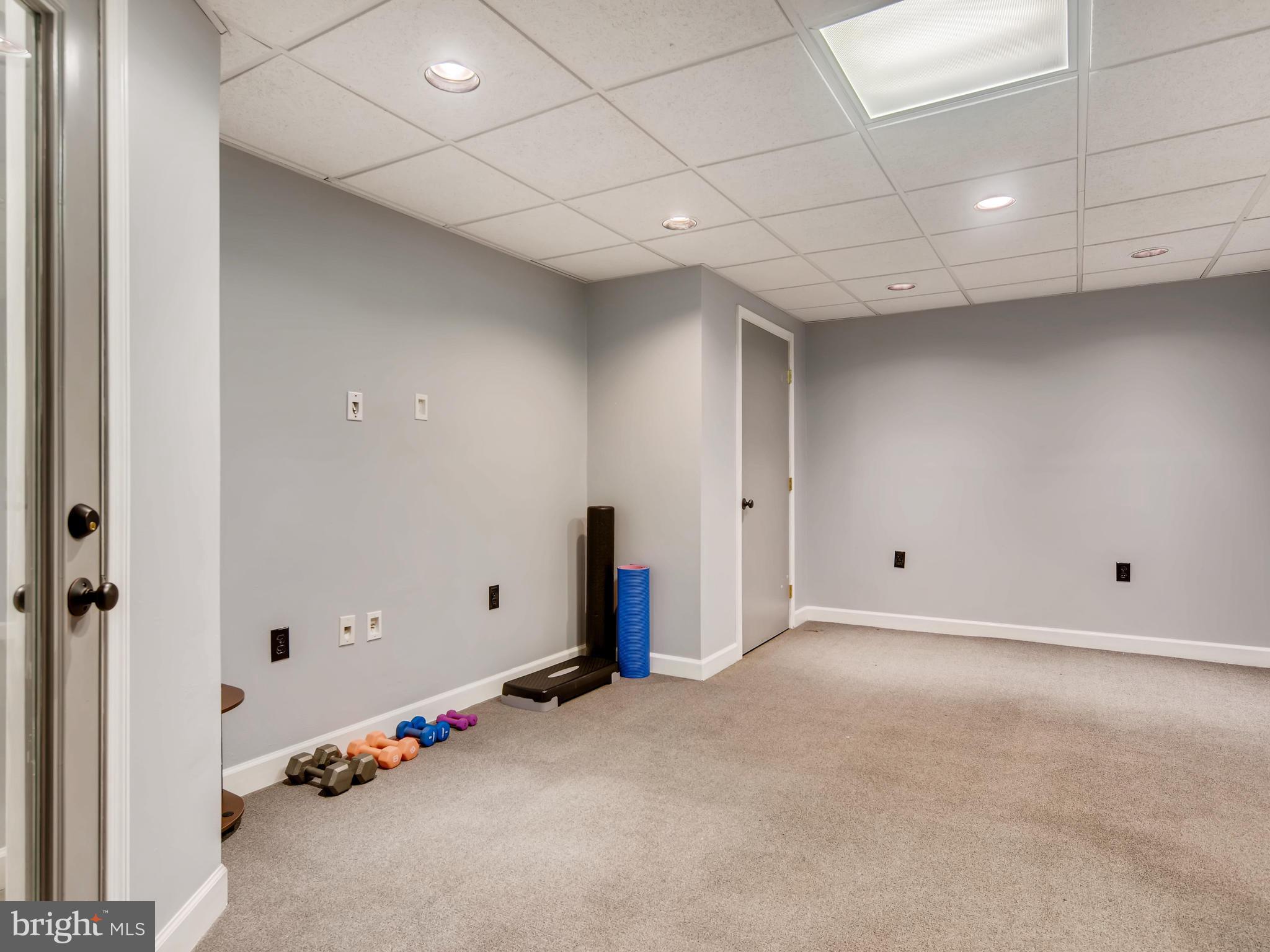5703 Linton Road Sykesville, MD 21784 - Photo 36 of 51 Finished Basement - Great for Den, Gym, Playroom