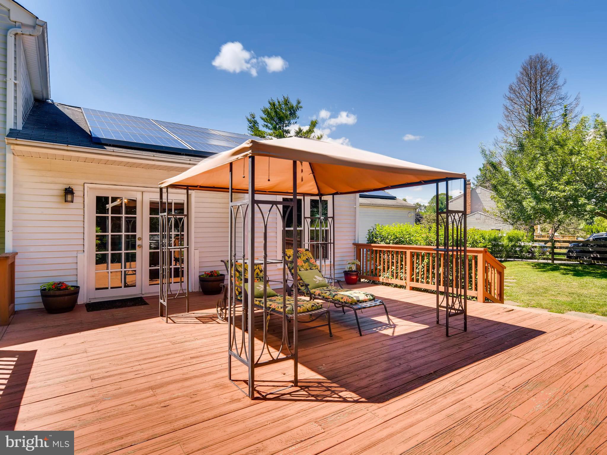 5703 Linton Road Sykesville, MD 21784 - Photo 38 of 51 Rear Deck - Perfect for Relaxing or Entertaining