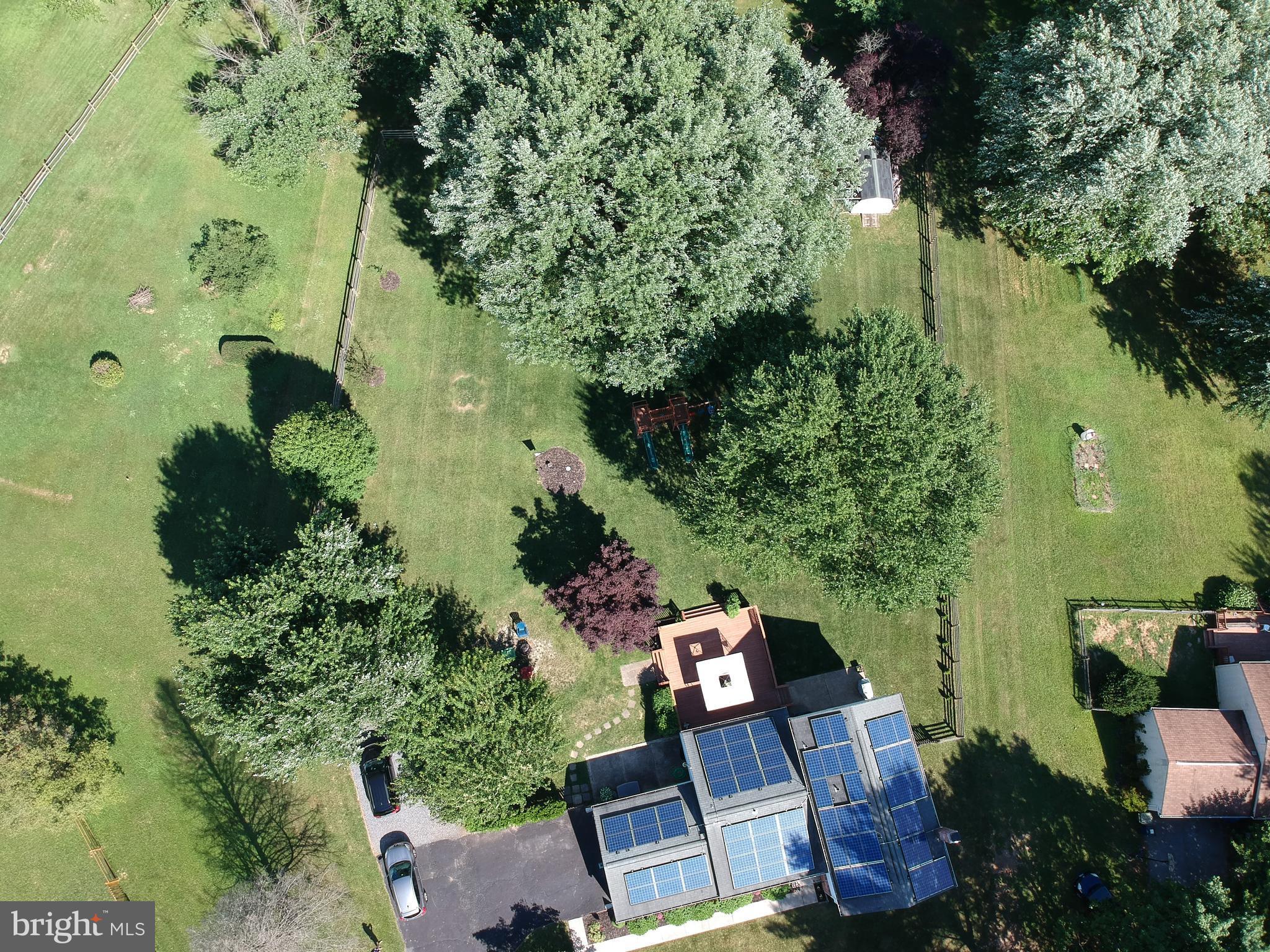 5703 Linton Road Sykesville, MD 21784 - Photo 46 of 51 Arial View of the large Back Yard