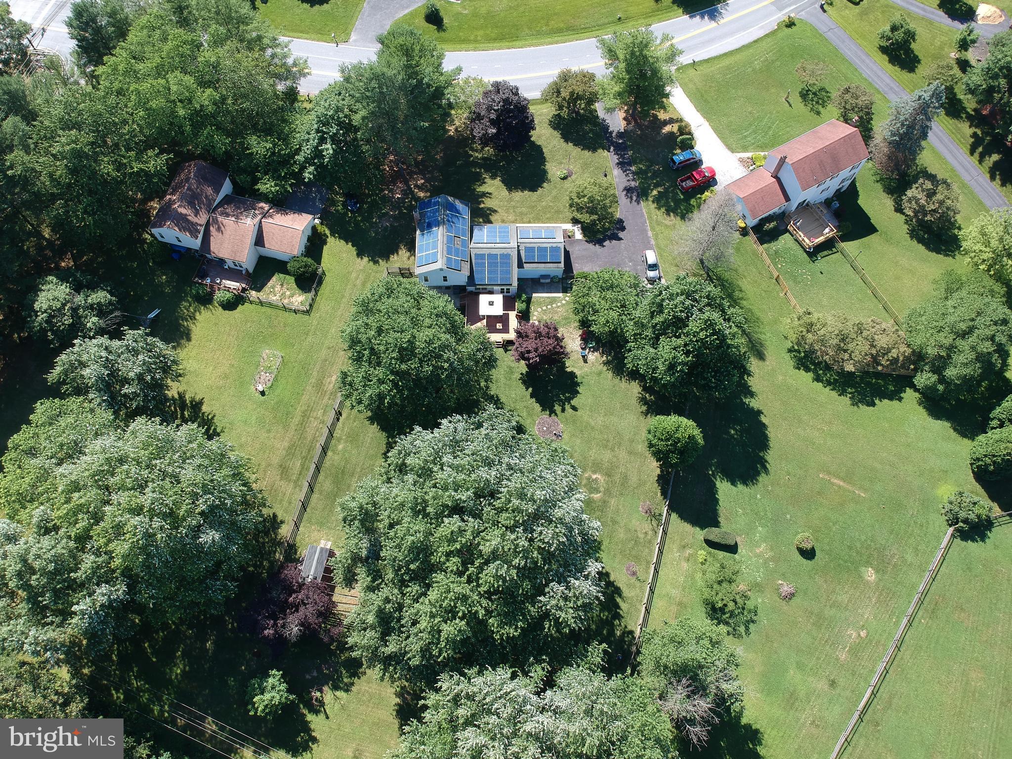 5703 Linton Road Sykesville, MD 21784 - Photo 49 of 51 Arial View from the rear of the property